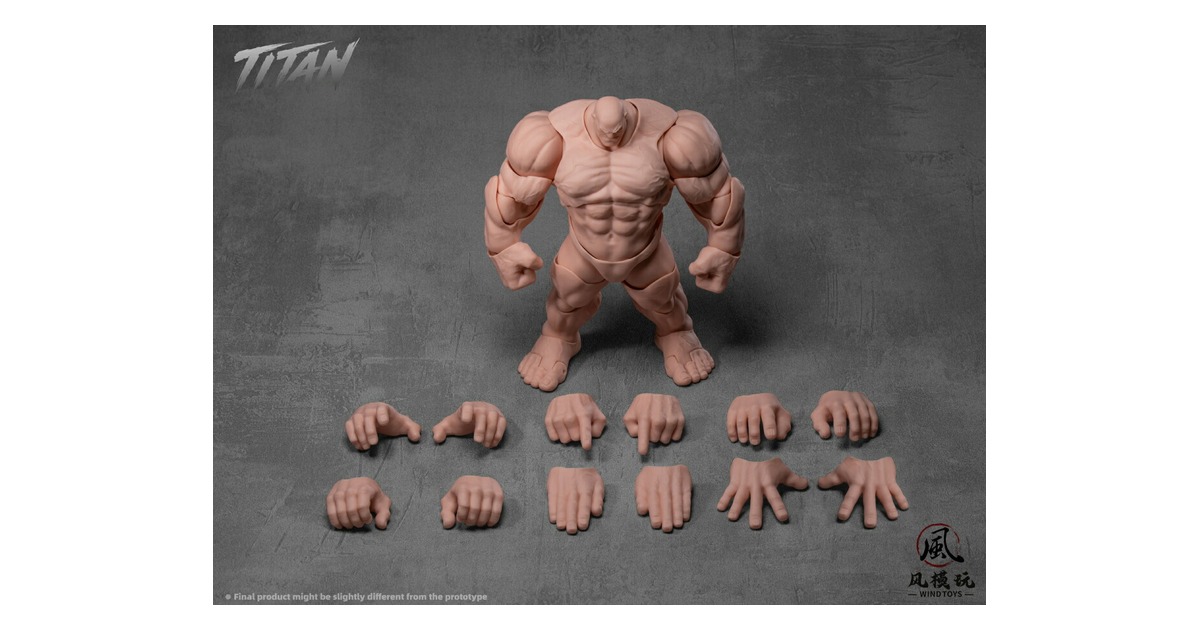 WIND TOYS 1/12 タイタン スーパーアクションマッスルボディ ライトスキン